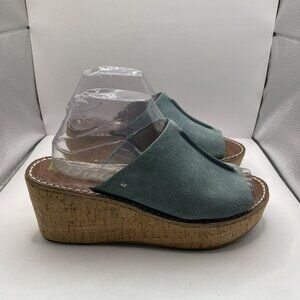 Sam Edelman Shoes blue suede Ranger Platform Sandal size 9.5M E9